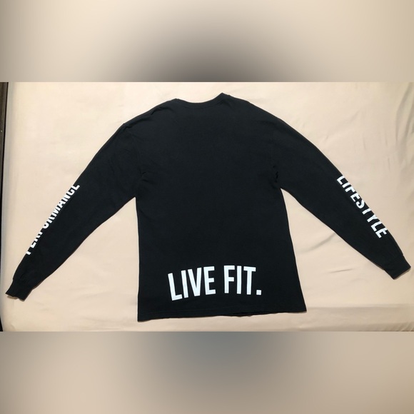 Live Fit Apparel “Live Fit” Black Long Sleeve - Picture 6 of 6